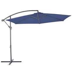 Ombrelone Suspenso Bora Bora Azul de 3 Metros com Base MOR