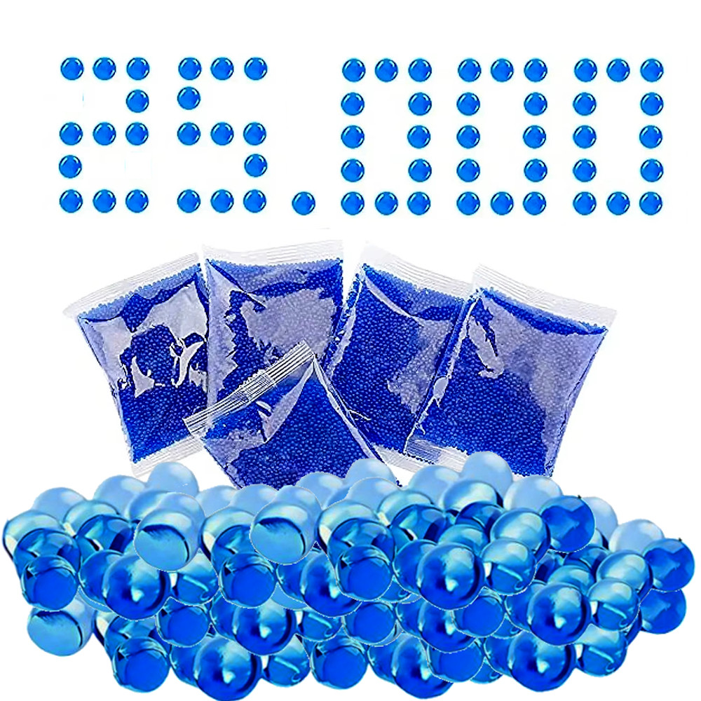 Kit 25.000 Bolinha Gel Orbeez p/ Arminha de Gel Lançador de Bolinhas