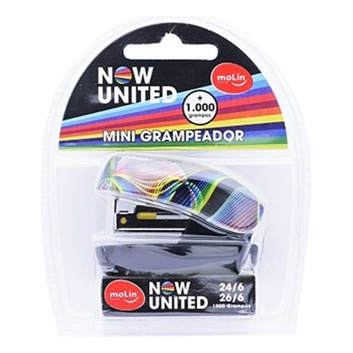 Grampeador Mini Molin Now United + Grampo