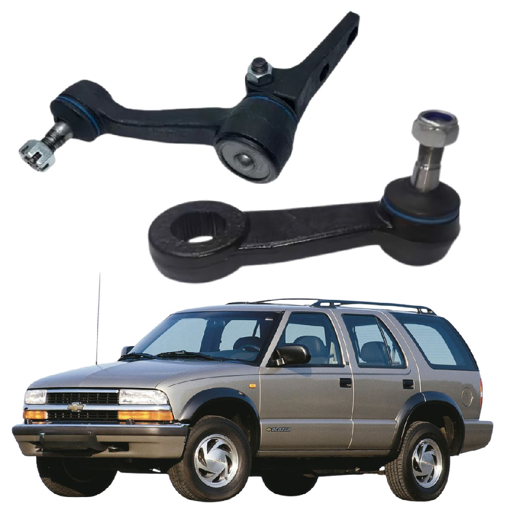 Braço Pitman + Braço Auxiliar Nakata GM Blazer 1996 A 2012 (CX . De Direção ZF)