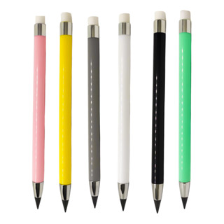 Kit 6 Lápis Infinito Permanente Eterno Durável Com Borracha em Oferta na Shopee