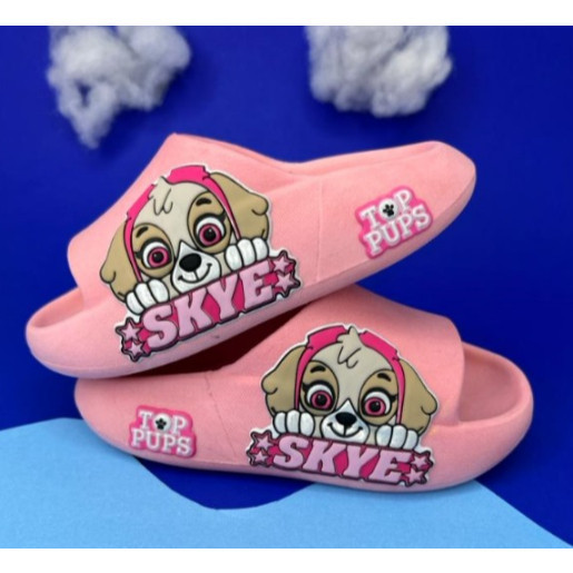 Slide Infantil Macio Elegante Confortável Facil de Limpar Chinelo Infantil Patrulha Canina