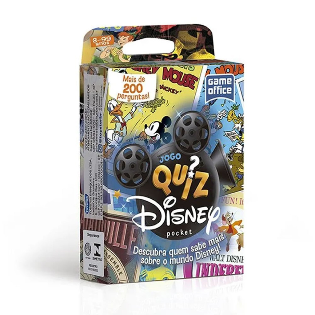 JOGO QUIZ DA DISNEY POCKET   003260 - Hobbies & Collections