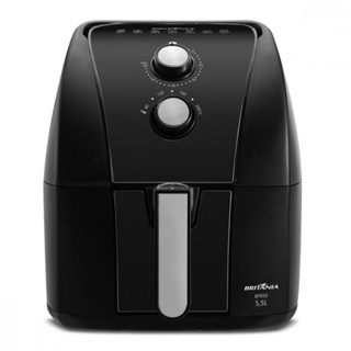 Fritadeira Elétrica Air Fryer Britânia 5,5L Antiaderente Redstone 1500W BFR50 em Oferta na Shopee