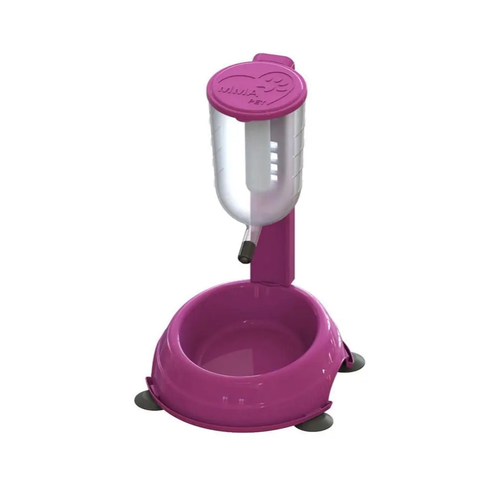 Bebedouro/Comedouro Pop Star Automático 1L Lambe-Lambe com Bilha ICE System- Antiformiga - Não Molha os Pelos- Higiênico