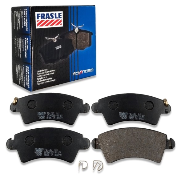 Pastilha de Freio Dianteira Peugeot 206 1.6 1999/2007 Citroen Xsara 1.6/2.0 1997/2006 (Ref. Frasle PD507)