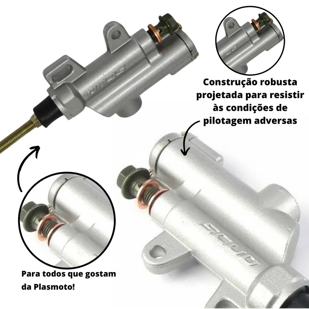 Cilindro Mestre Freio Traseiro Titan 150 Burrinho Moto Scud — imagem 2 de 2