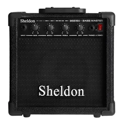 Amplificador Contra baixo Sheldon BSS150 15 Watts Cubo Preto