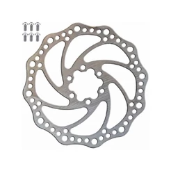 Disco Freio Rotor Inox Para Bicicletas 6 Furos Parafusos 160mm