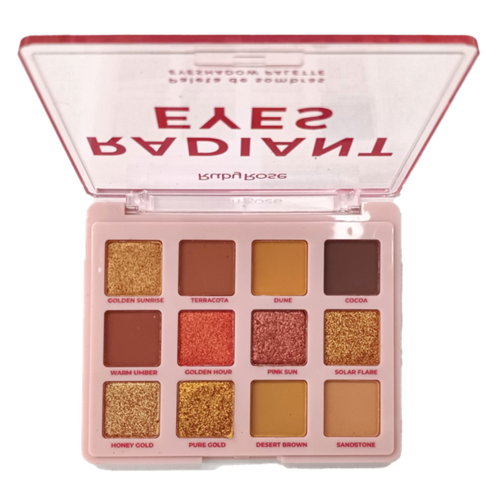 Paleta De Sombras Hbe2201 Radiant Eyes Ruby Rose