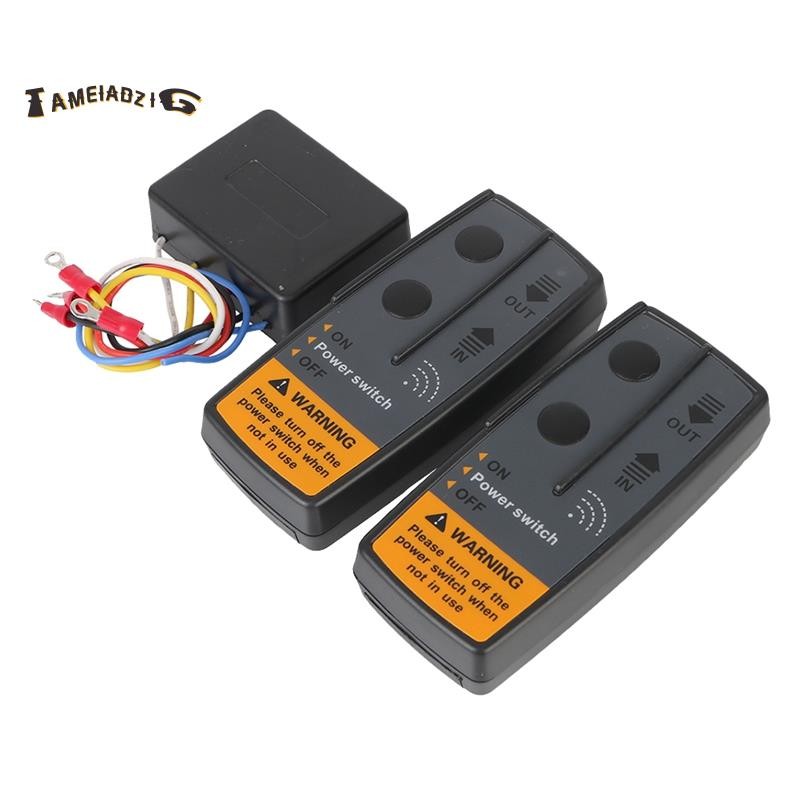 Controlador De Interruptor De Guincho Elétrico 2.4G 12V 24V Controle Remoto Sem Fio Universal Para Trailer ATV Off-Road