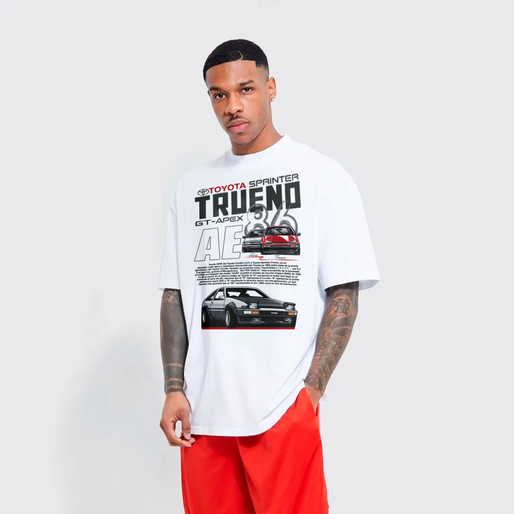Camiseta Masculina Estampada Toyota Sprinter Trueno Gt Apex Tshirt Streetwear