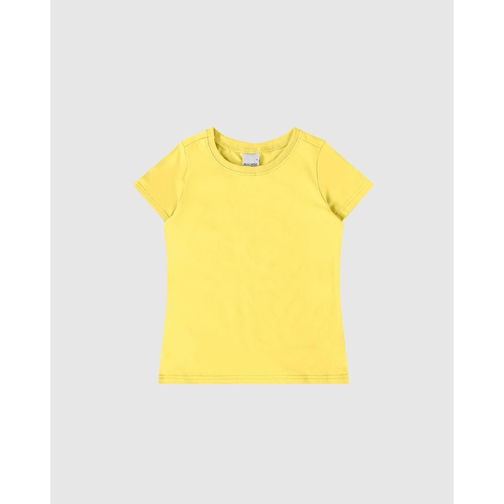 Blusa Infantil Menina Decote Redondo Em Algodão Malwee Kids