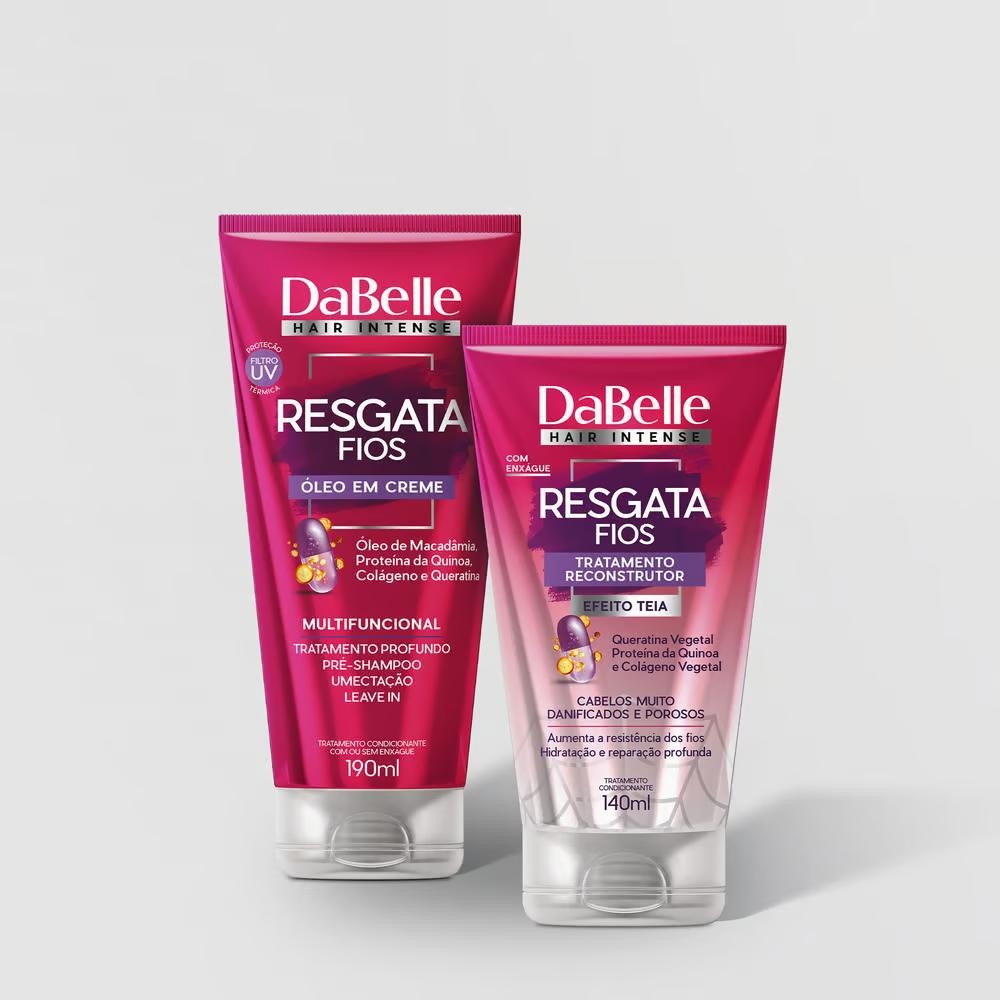 DaBelle Kit Dupla Estrela Pink - Resgata Fios - Beauty