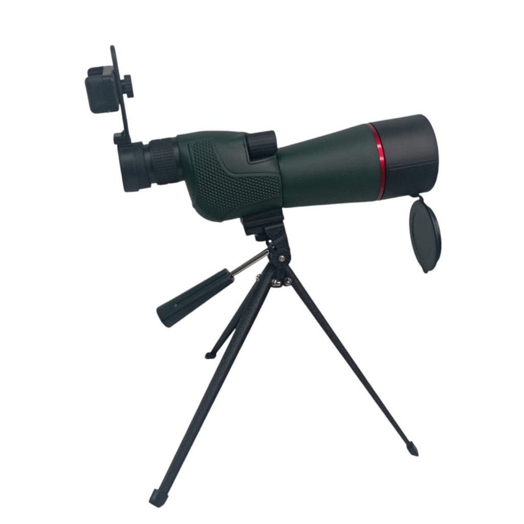 Luneta Telescopio Monocular Zoom Ajustavel Suporte Celular Tripe Espotagem Alvo Mira Caçada Acampamento Aves Passaros