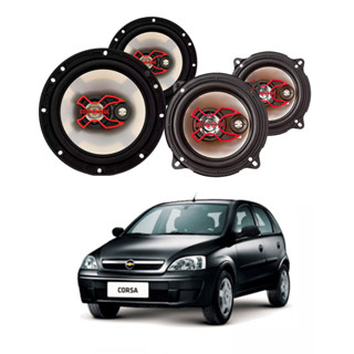 2x Alto Falantes 6" Polegadas + 2x 5" Polegadas 100W RMS Triaxial B3x60x/B3x50x Chevrolet Corsa 4P em Oferta na Shopee