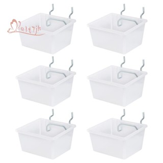 6 Pacotes De Caixas Transparentes De Pegboard , Ganchos Acessórios DIY , Pequenas De Bancada Cabem Placa De Peg 1/4-1/8 em Oferta na Shopee