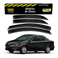 Jogo Calha Defletor Chuva Etios Sedan 1.5 2017 A 2021