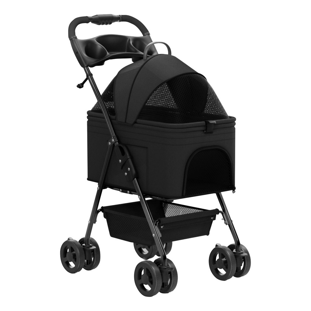 Carrinho de passeio para Pet, animal de estimação, cachorro, cão, gato de médio porte até 20 Kg