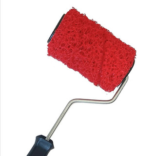 Rolo de Textura Cabelo de Anjo 10cm Tubo Grosso c/Suporte 30 de Altura
