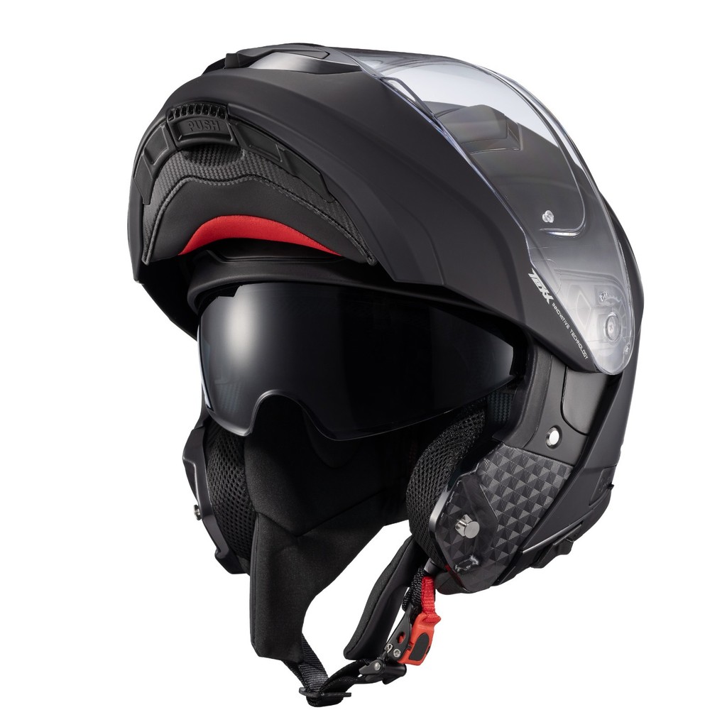Capacete Texx Escamoteavel Kratos Solid Preto Fosc em Oferta na Shopee
