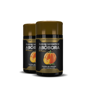 2x OLEO DE SEMENTE DE ABOBORA 60CAPS HF SUPLEMENTOS em Oferta na Shopee