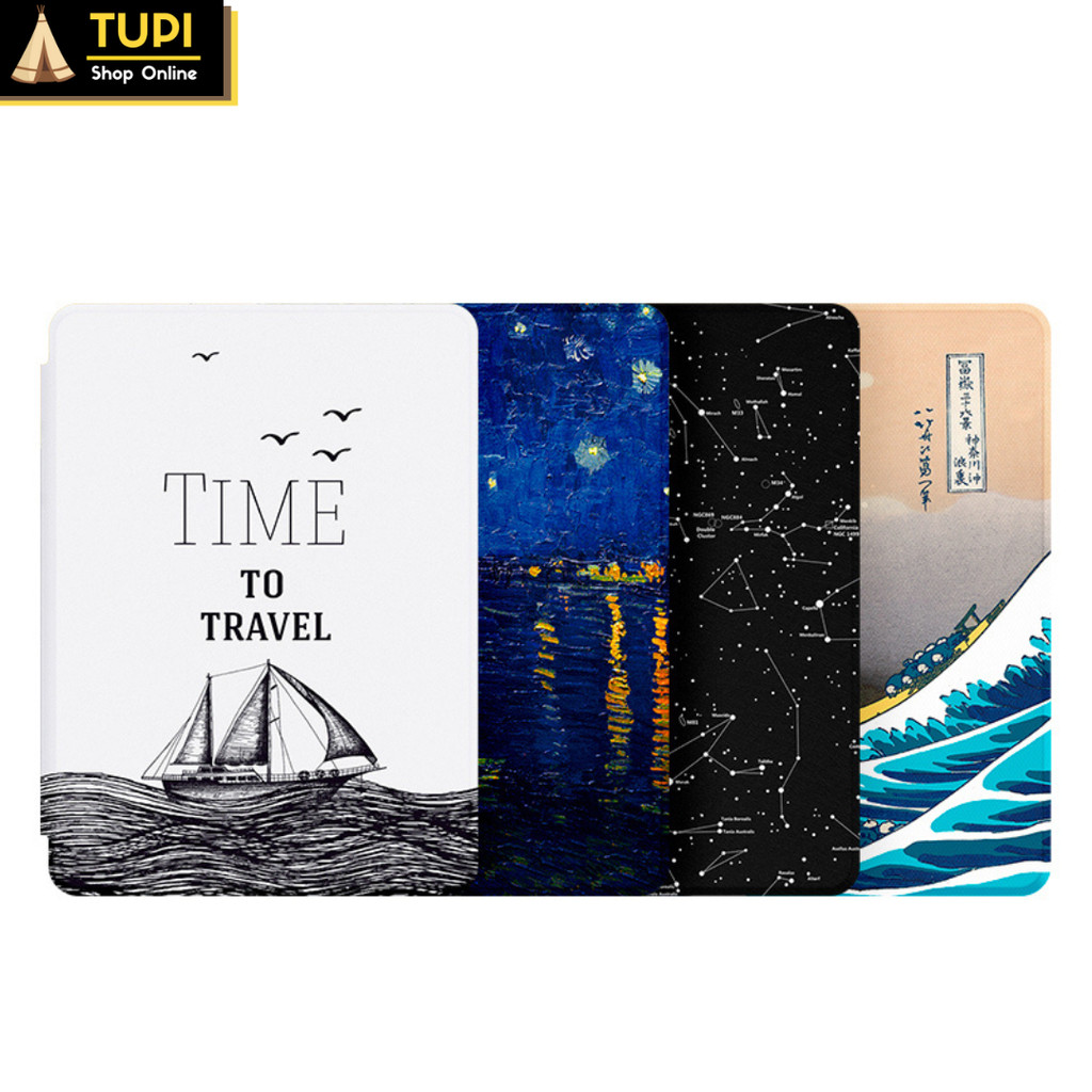 Capa Kindle Paperwhite/Colorsoft Tela 7 Com Alça Estampadas + Película SA568B/SA569P SIGNATURE