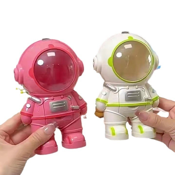 Novo astronauta Bebedouro infantil astronauta mini garrafa de água máquina de bebidas de verão copo de água宇航员儿童水杯 em Oferta na Shopee