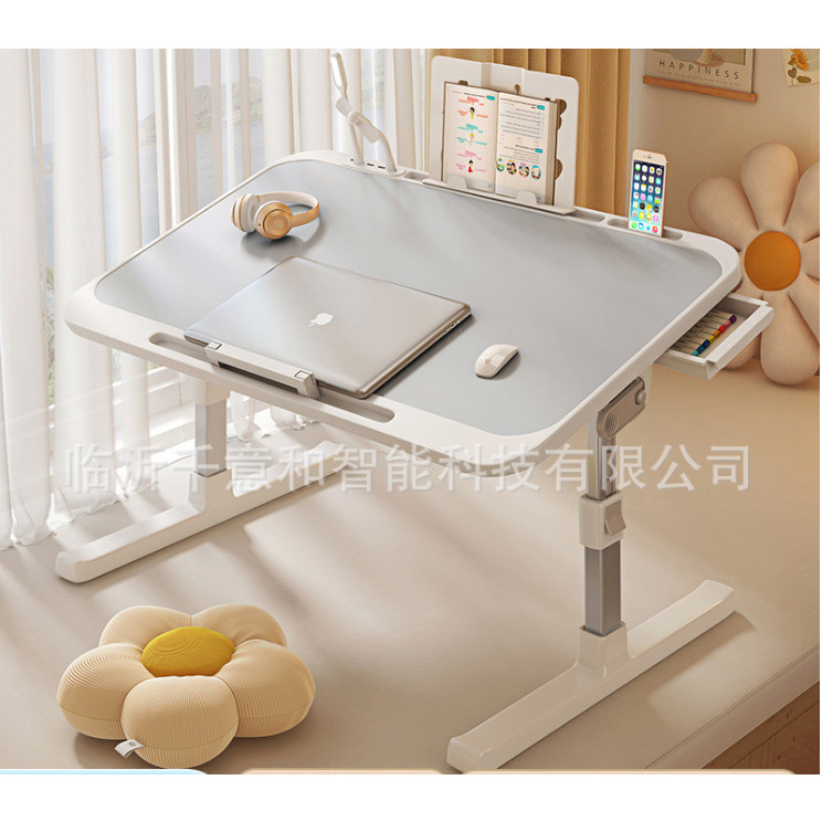 Mesa Para Notebook Dobrável Regulável Com Gaveta Multifuncional com Altura Ajustável -SJZ-1/2 em Oferta na Shopee