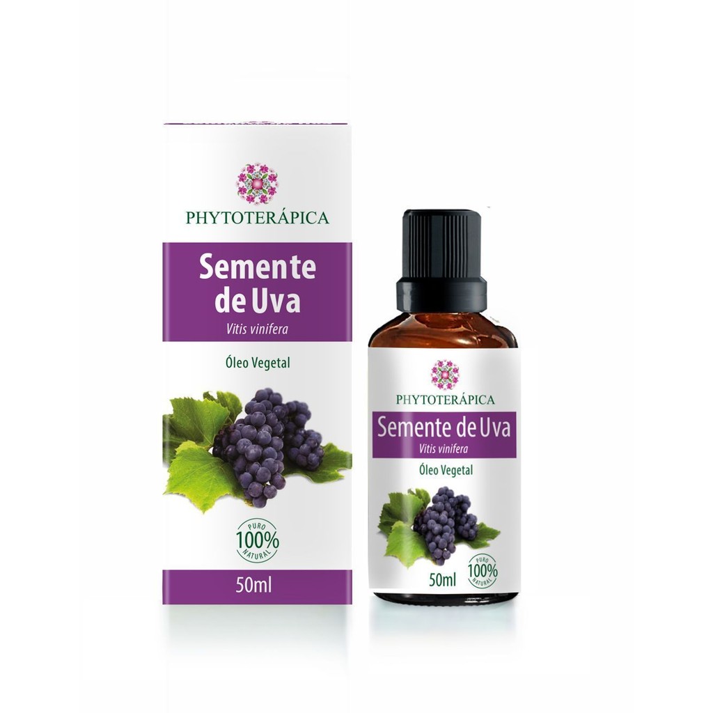 Óleo Vegetal de Semente de Uva 50ml Phytoterápica em Oferta na Shopee