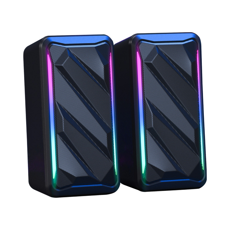 Caixa de Som Multimídia 10W RMS LED USB P2 Knup KP-RO849 em Oferta na Shopee