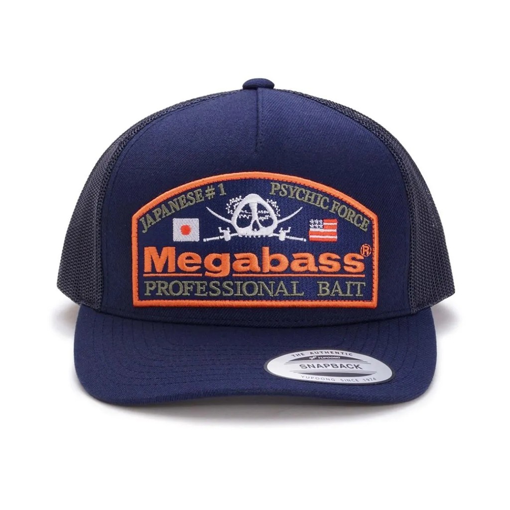 Boné Bordado Psychic Trucker Navy - Megabass