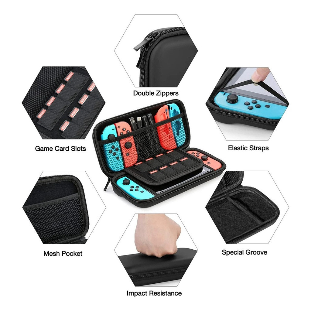 Bolsa Estojo Case Bag Resistente Para Nintendo Switch Oled