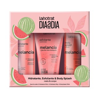 Kit Hidratante Esfoliante Body Splash Melancia Labotrat em Oferta na Shopee