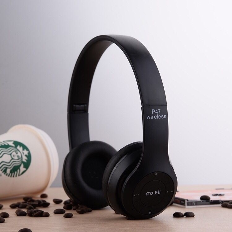 Fone P47 Headphone Sem Fio Estéreo Redução de Ruídos Bluetooth 5.0 Universal Su em Oferta na Shopee