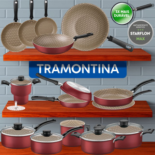 Panelas Tramontina Turim em Alumínio Antiaderente e Texturizado em Oferta na Shopee