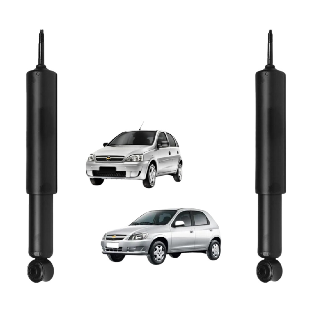Par Amortecedor Direito/Esquerdo Traseiro Chevrolet Celta 2001 A 2015 Kayaba