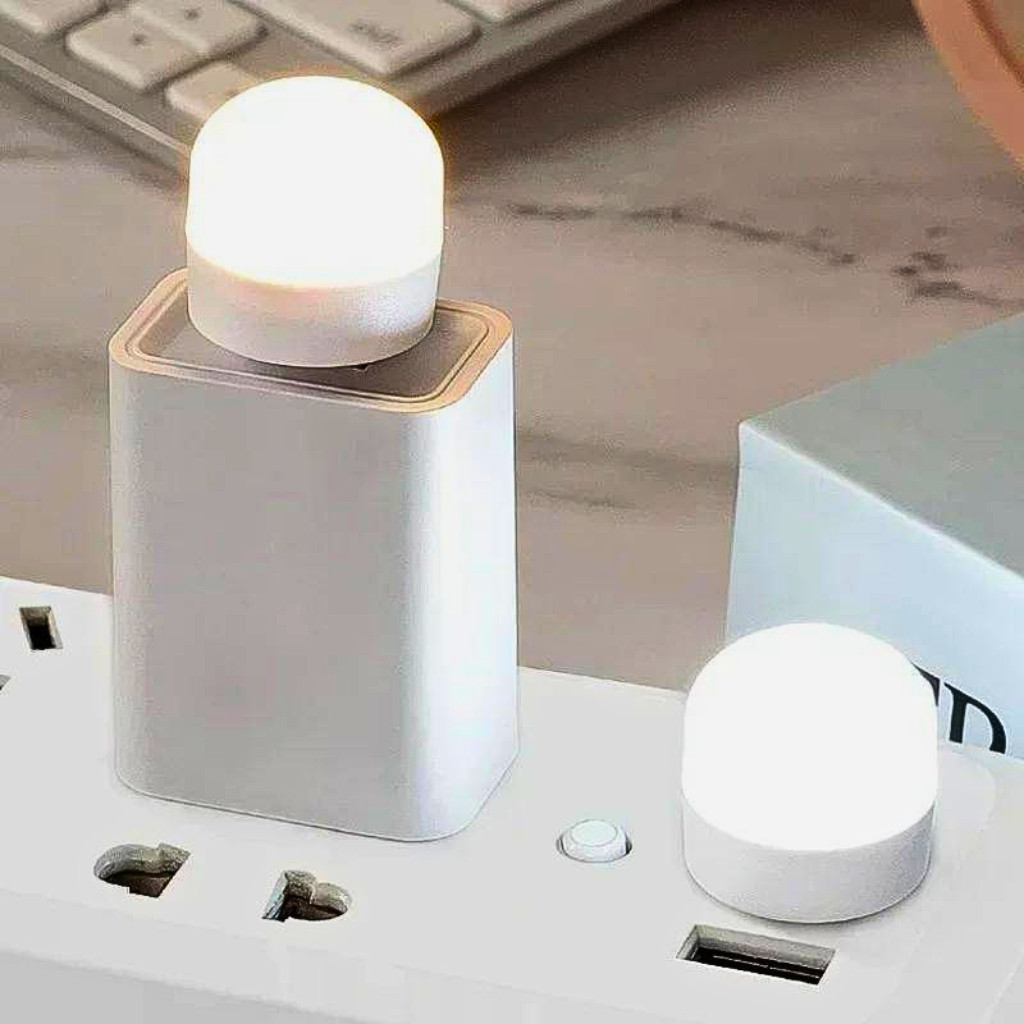 KIT 15 Micro Luminárias Abajur Lâmpada USB Portátil Ideal para Leitura