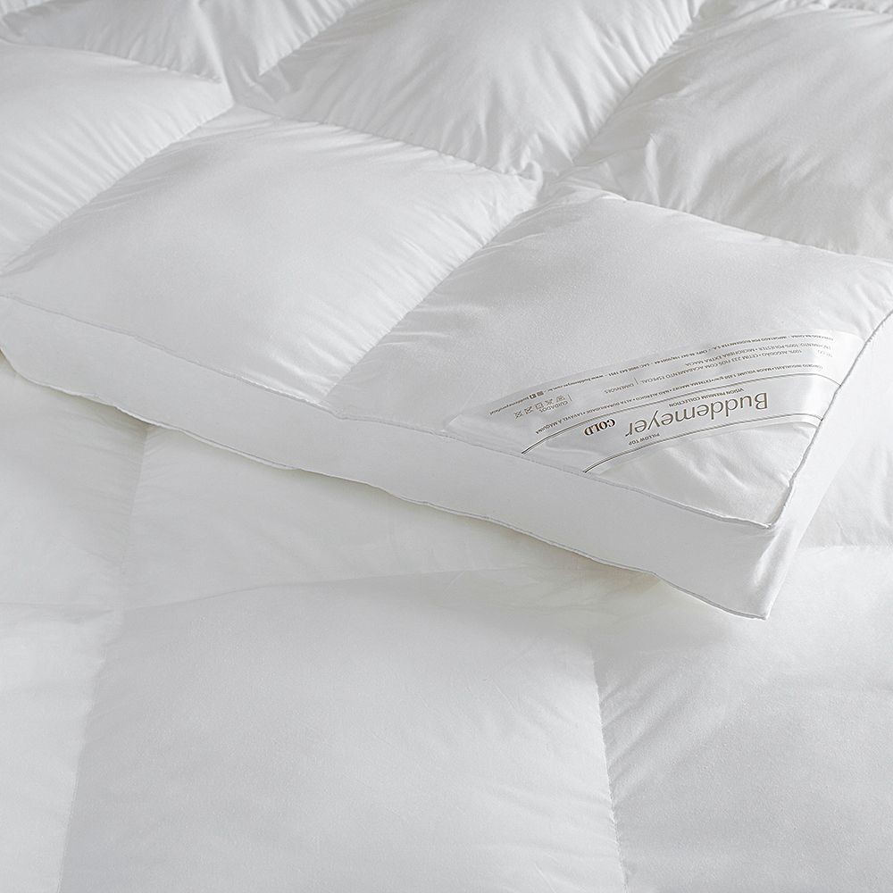 Pillow Top Casal Buddemeyer Vision Fill Gold 100% Algodão Acetinado Branco - Home & Living