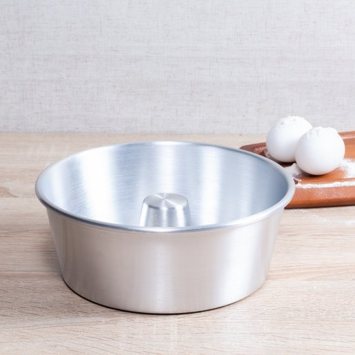 KIT 2 (DUAS) Forma Assadeira Redonda Bolo PUDIM N 18 Alumínio AirFryer
