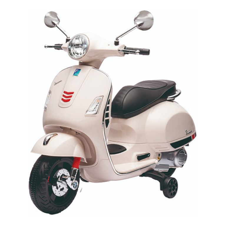 Scooter Elétrica Vespa Infantil Branca 6V - Zippy Toys