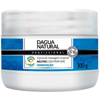 Creme de Massagem Corporal Dagua Natural Neutro 300g Sem Perfume Hidratação em Oferta na Shopee