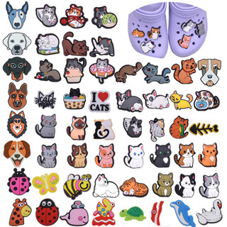 Decoração De Sapato Para Alfinetes De Tamanco Botão DIY De Desenho Animado De Gato em Oferta na Shopee