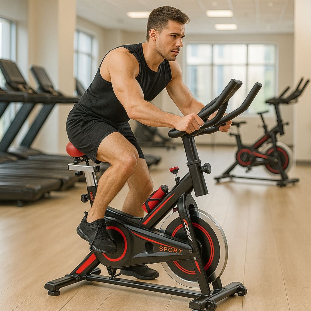 Bike Ergométrica Spinning Academia Fitness Bicicleta Para Treinos Intensos