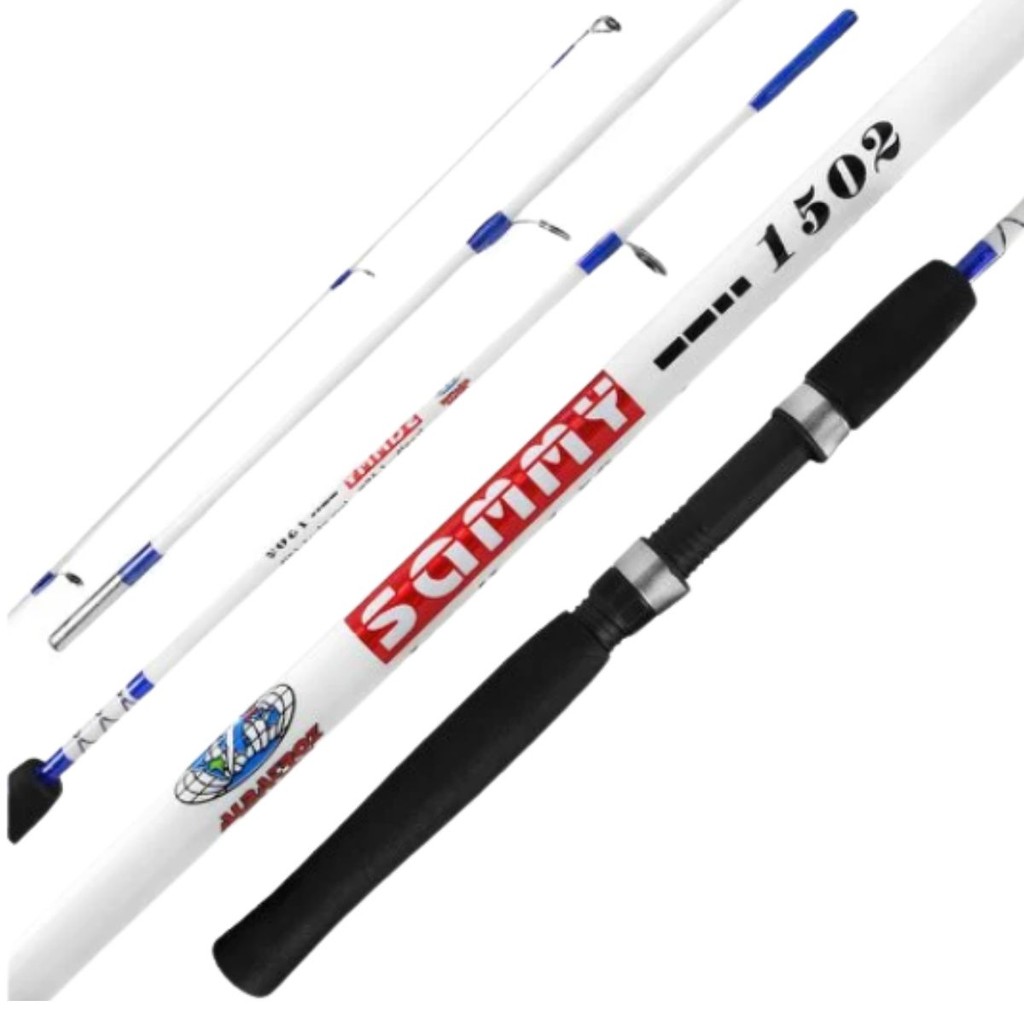 Vara de Pesca para Molinete Albatroz Sammy Fibra Vidro 12Lb 1,50M 2P