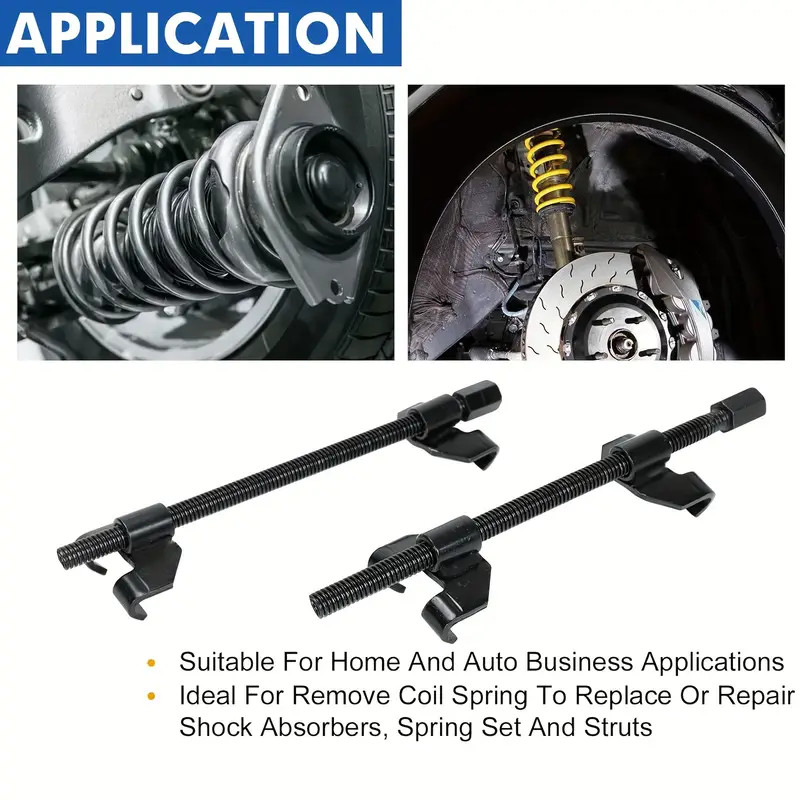 kit 2 Encolhedor Molas em Aço Universal Automotiva Compressor Molas Amortecedores Suspensão Dianteira Encaixe
