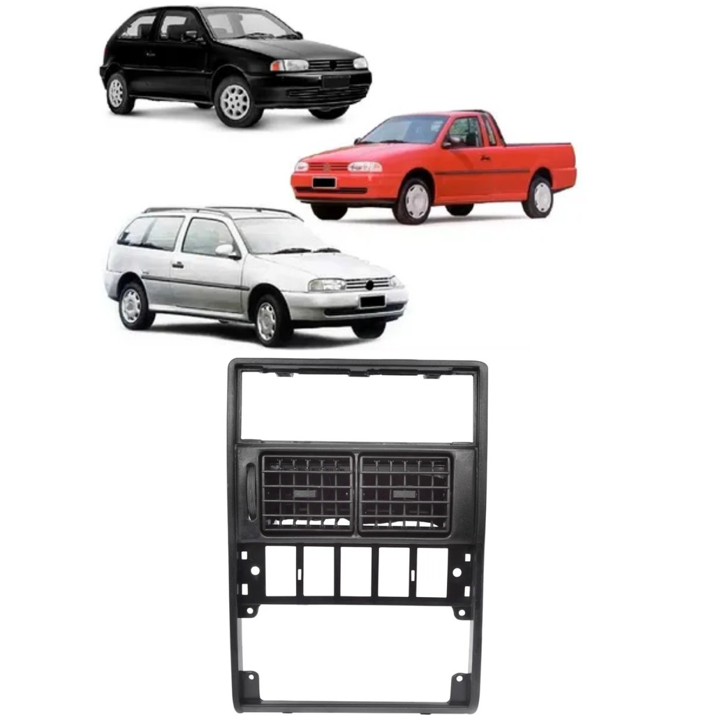 MOLDURA PAINEL CENTRAL GOL PARATI SAVEIRO G2 BOLA 1995 1996 1997 1998 1999 COM DIFUSOR