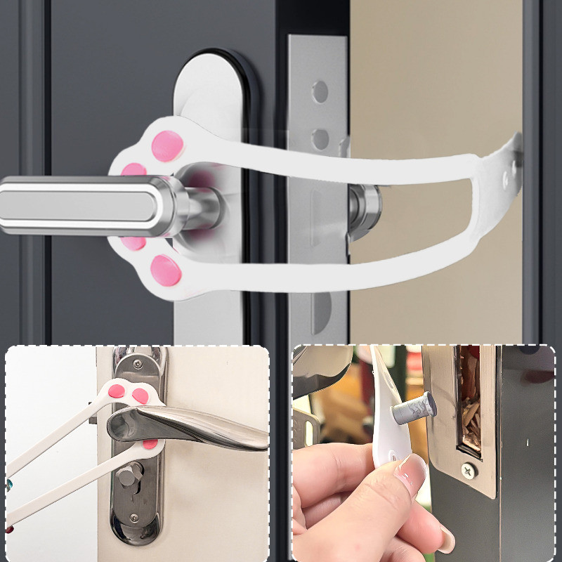 Trava De Suporte De Porta Para Gato De Estimação Doméstico De 1/3/5 Unidades-Ventilação De Quarto-Acessórios Gatos-Mante em Oferta na Shopee