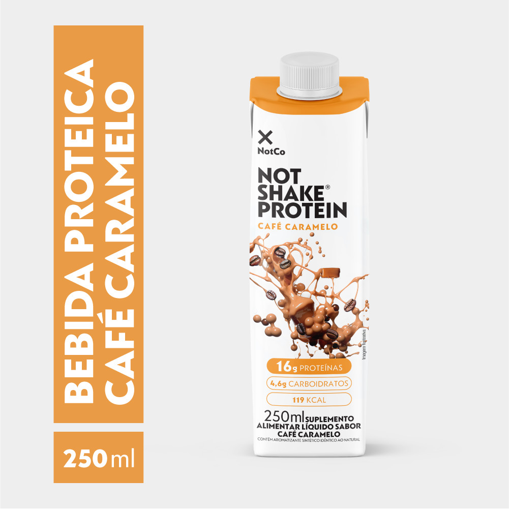 Bebida Proteica NotCo NotShake Protein 16g de Proteina Cafe Caramelo 250ml - Health