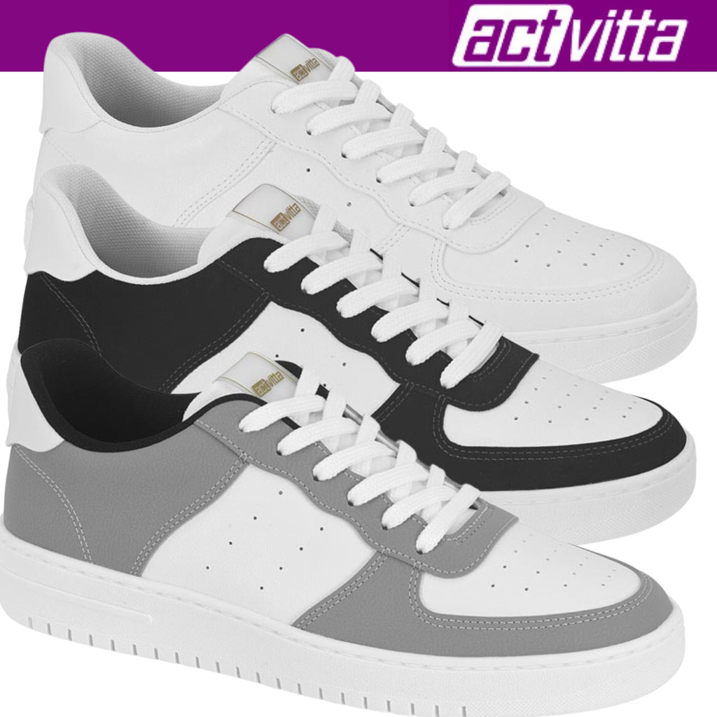 Tênis Masculino Actvitta Estiloso Casual Lançamento Conforto em Oferta na Shopee